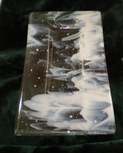 Janet Ellis, White Snow Platter