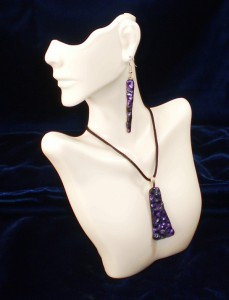 Janet Ellis, Purple Jewelry Set
