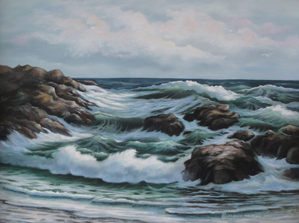 Untitled Seascape by Deanie Phillips