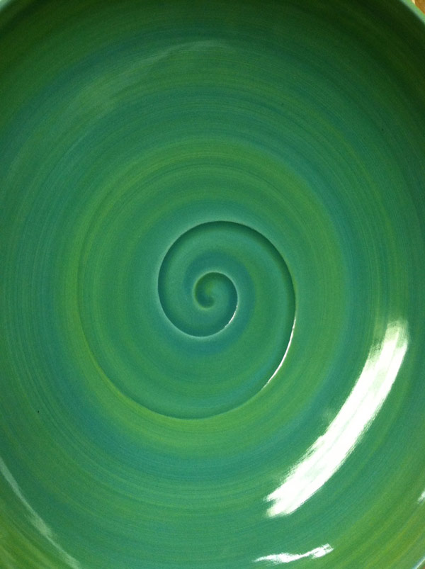 Sandy Brown - Green Spiral