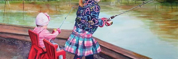 Fishing the Lake by Carol Boudreau