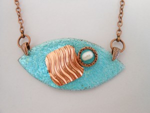 copper, dvd and pearl jewelry
