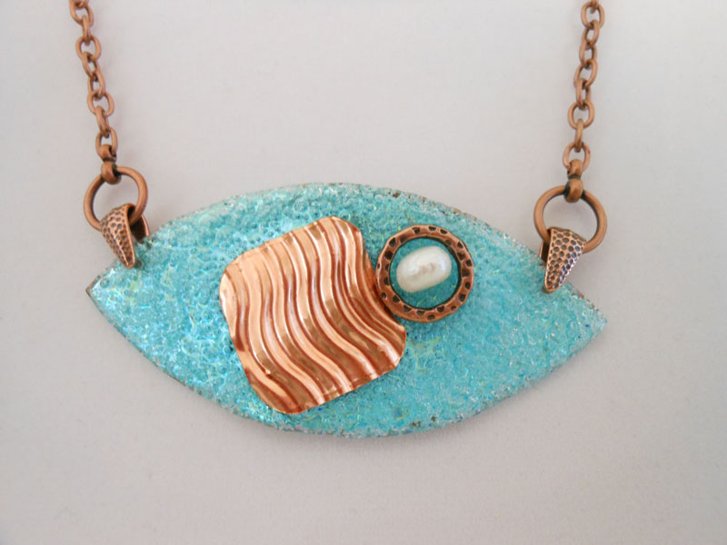 copper, dvd and pearl jewelry