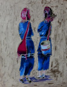 Susan Supola - Hill Tribe Women after the Weekly Market