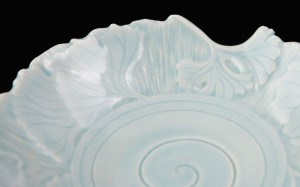 Bernadette Crider April 2015 - Porcelain Detail of bowl rim