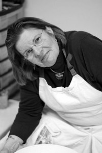 Bernadette Crider at the Wheel