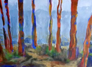 Debra Chase, Trees in Fog