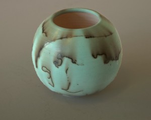 White Pottery made with horse hair