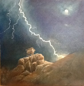 lightning at forestry station