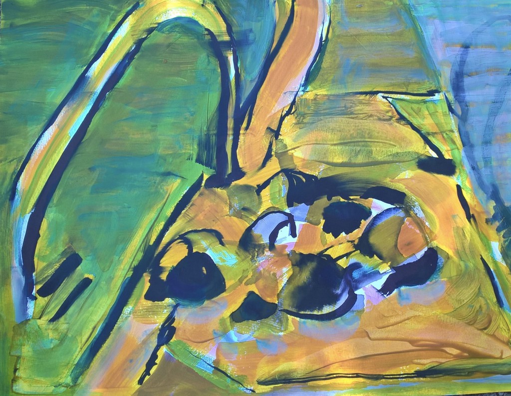 poolside scene