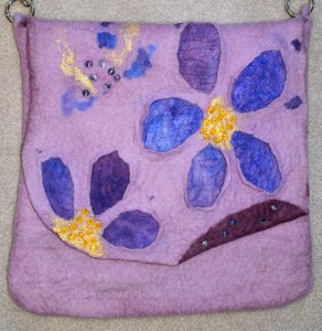 Felt ladies bag
