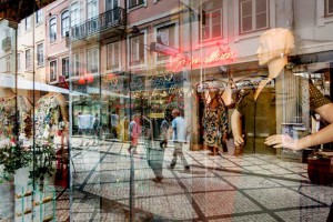mannequin in a window