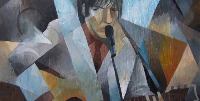 painting of guitarist