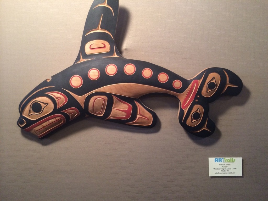 shaped carving like orca