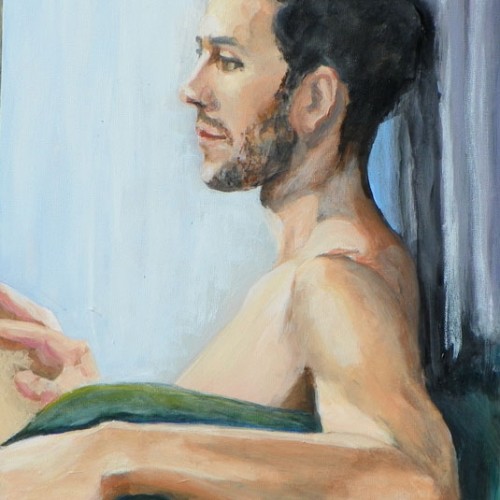 portrait of a relaxed male
