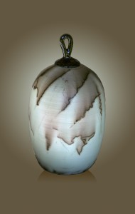 Unoque glaze of blue and black