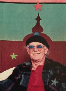 altered portrait of artist