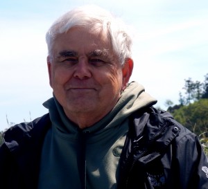 artist out in natural surroundings