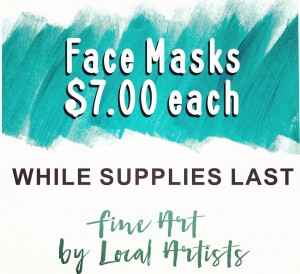 Sign of face masks for $7