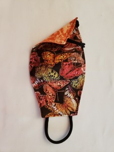 Fall colored pattern and orange