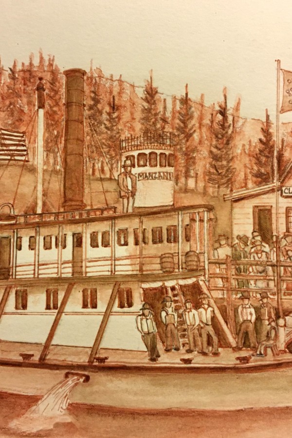 historical image of sternwheeler