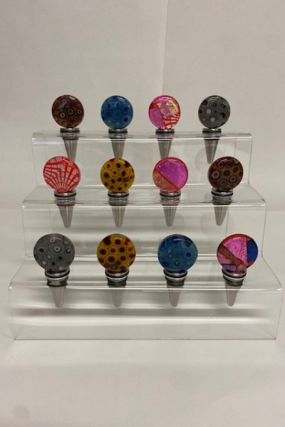 glass wine stoppers