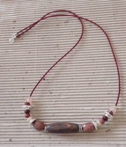 Natural Tibetan Stone with Copper and Agate
