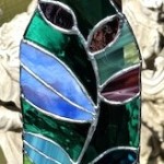 Stain Glass Leaf Design