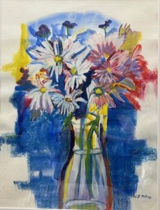 daisies in a vase