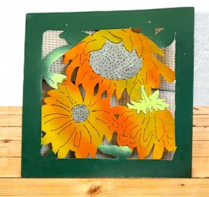 Sunflowers enjoying the light