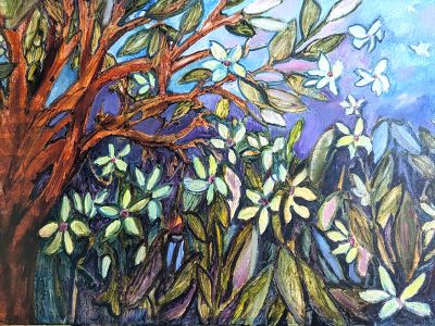 flowers and trees