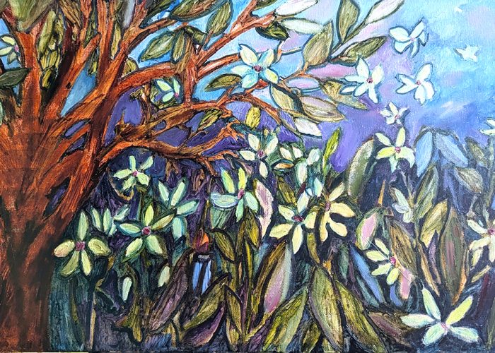 flowers and trees